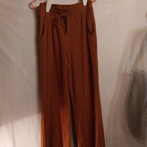 Ripcurl Women's Ribbed Brown Pants Size Small